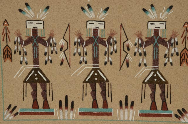 Glen Nez Sandpainting "Three Healing"