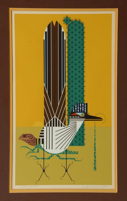 Charley Harper Signed Limited Edition Serigraph "Tall Tail"