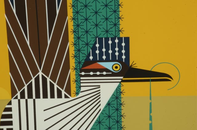Charley Harper Signed Limited Edition Serigraph "Tall Tail"