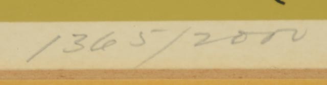 Charley Harper Signed Limited Edition Serigraph "Tall Tail"