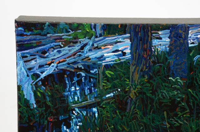 Greg Navratil Original Acrylic on Canvas "Beaver's Paradise"