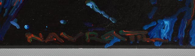 Greg Navratil Original Acrylic on Canvas "Beaver's Paradise"