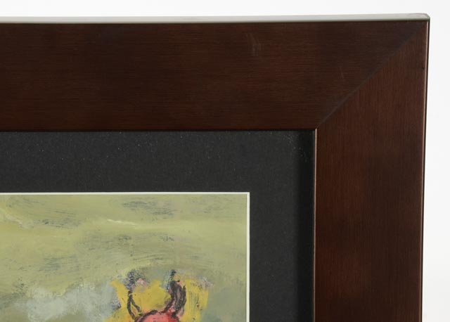 "Chicken George" Zupp Oil on Bristol Board Outsider Art