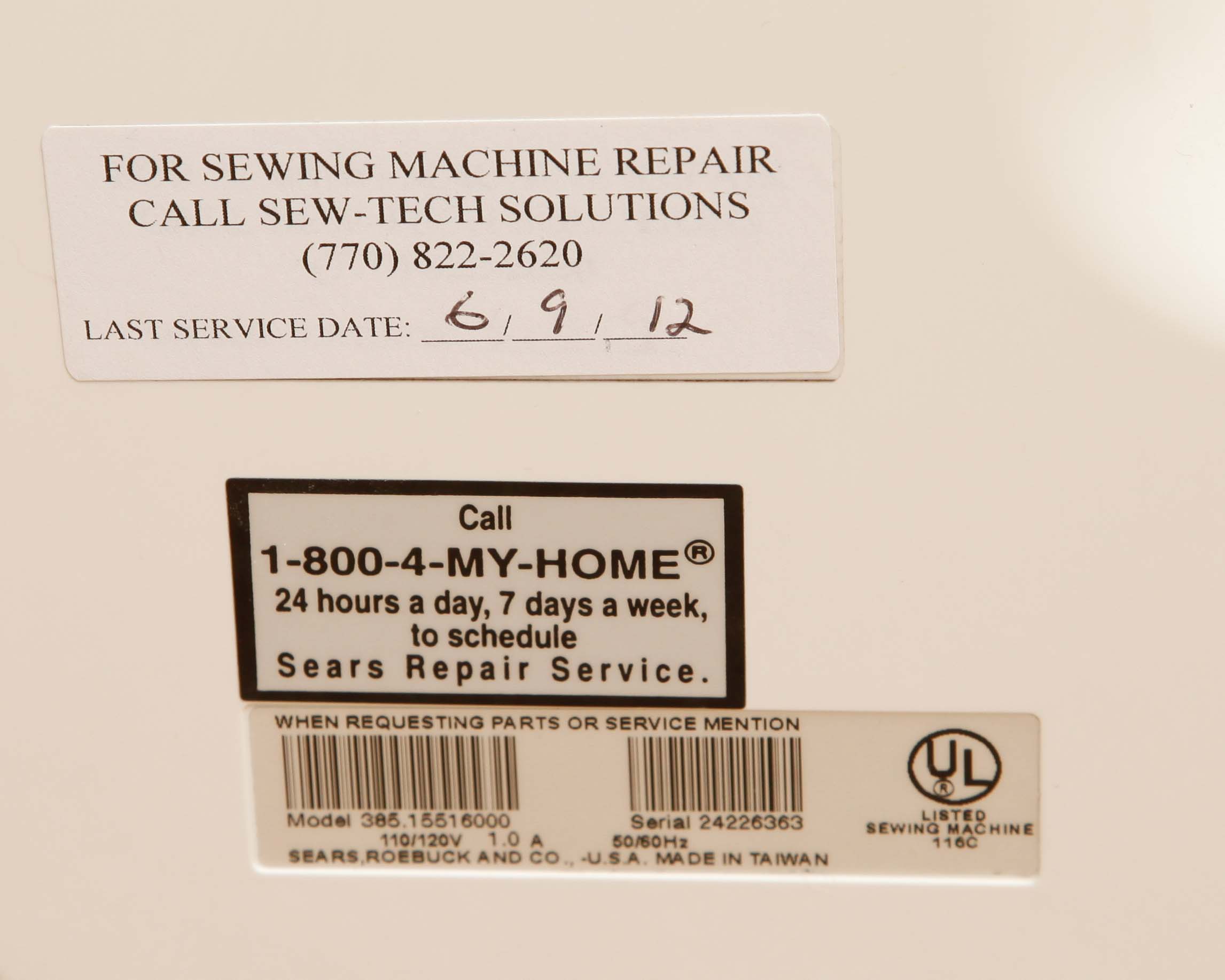 Kenmore Sewing Machine