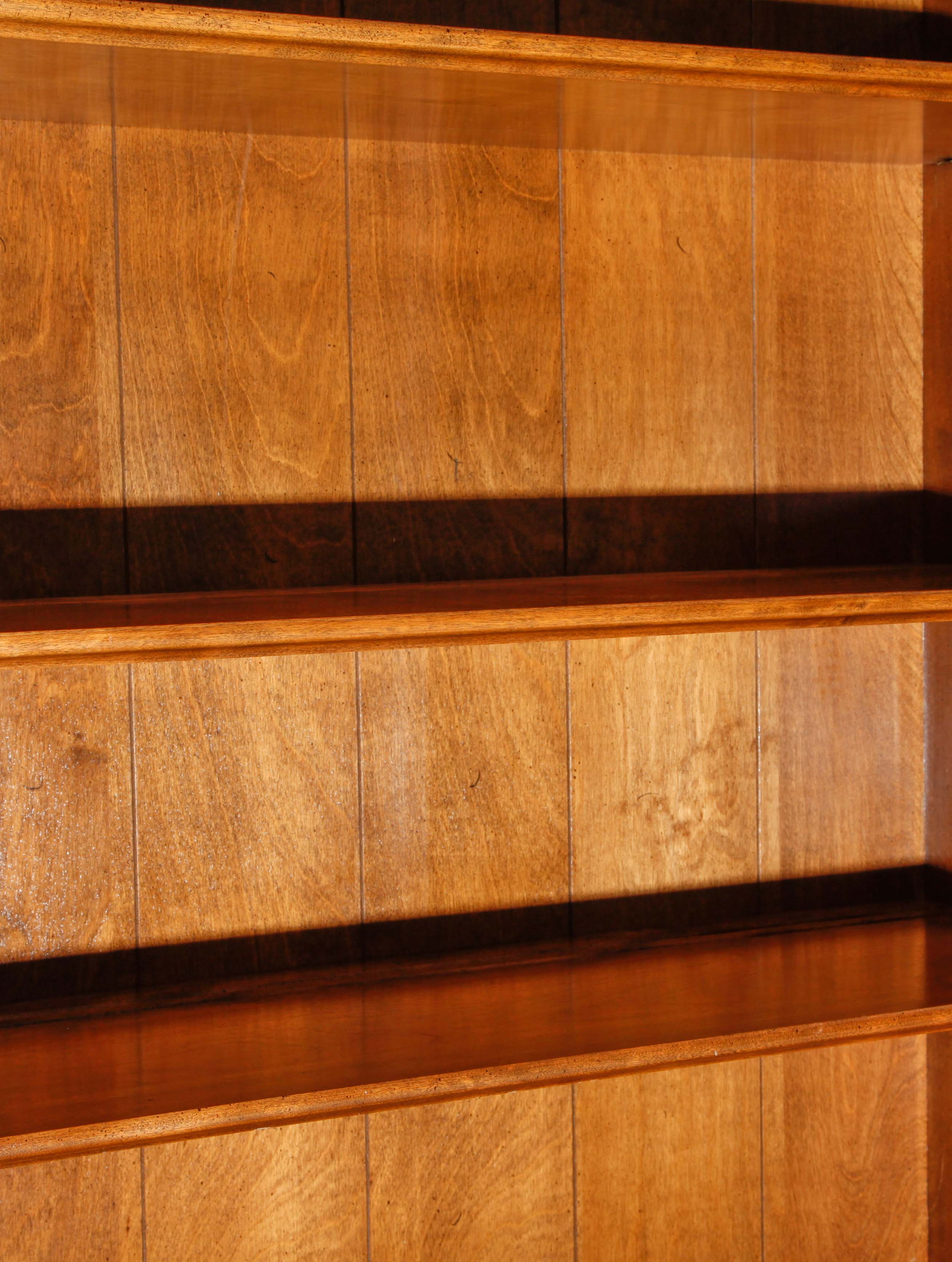 Mahogany Hue Display Cabinets by Ethan Allen