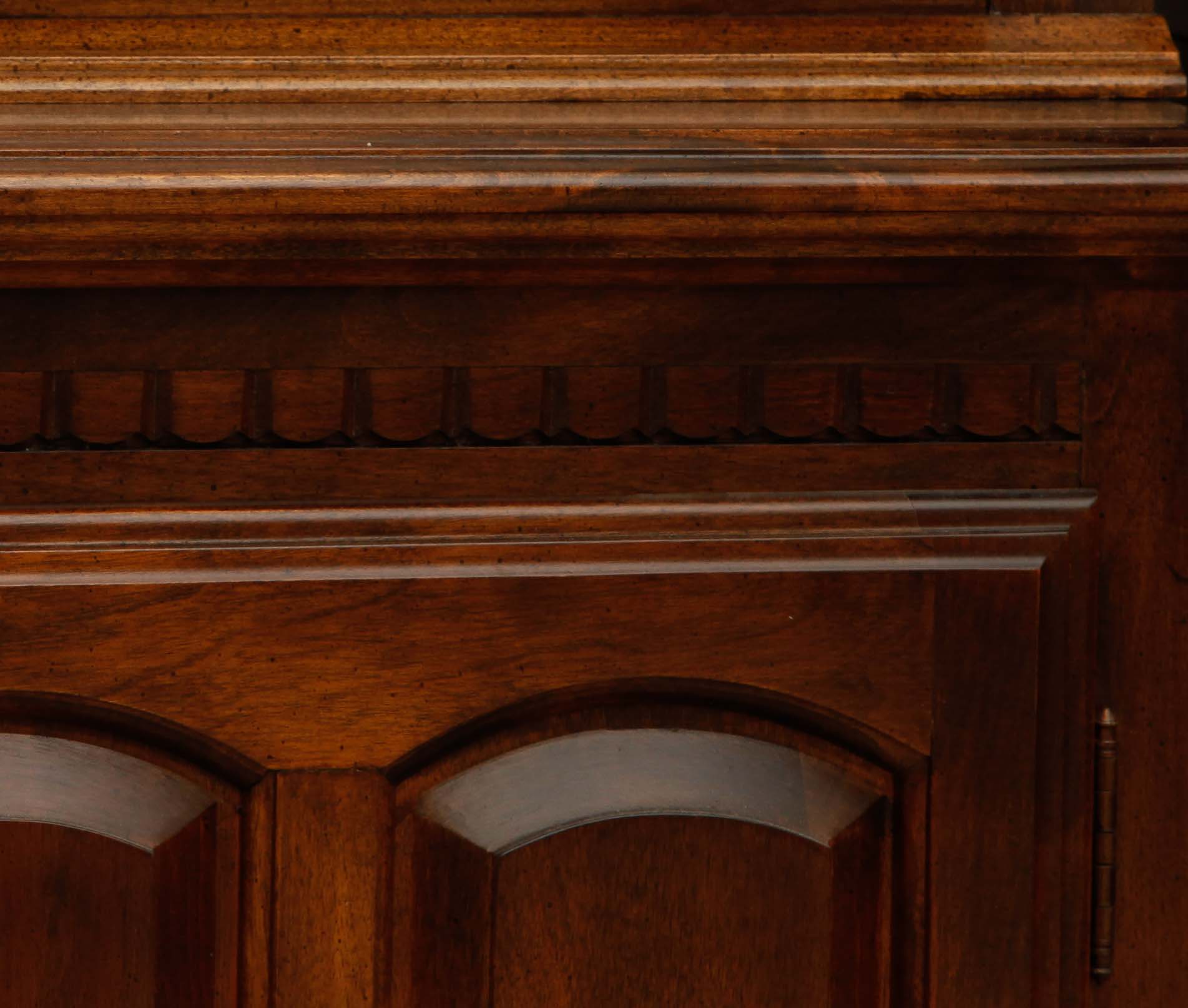 Mahogany Hue Display Cabinets by Ethan Allen