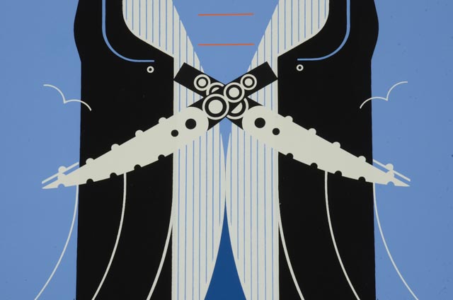 Charley Harper Signed Limited Edition Serigraph "Romance on the Richter Scale"