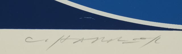 Charley Harper Signed Limited Edition Serigraph "Romance on the Richter Scale"