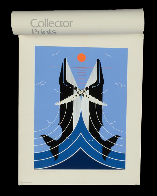 Charley Harper Signed Limited Edition Serigraph "Romance on the Richter Scale"