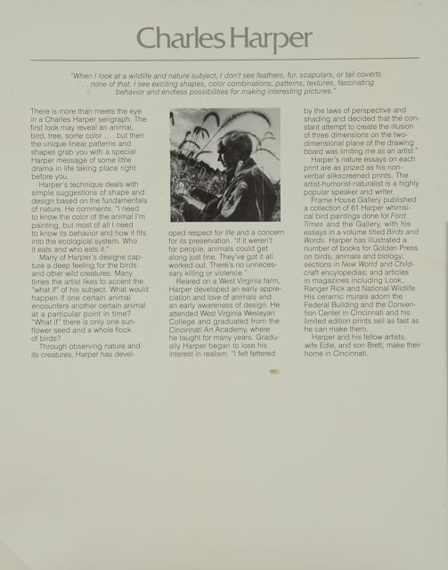 Charley Harper Signed Limited Edition Serigraph "Romance on the Richter Scale"