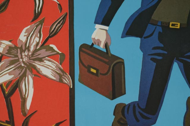 Three Offset Lithograph Russian Back to School Posters