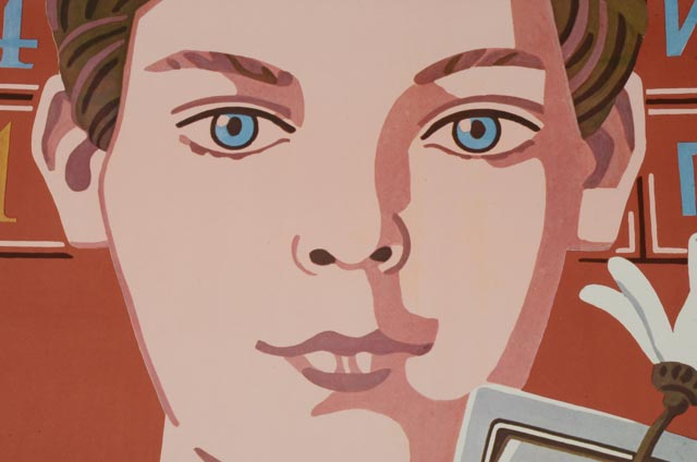 Three Offset Lithograph Russian Back to School Posters