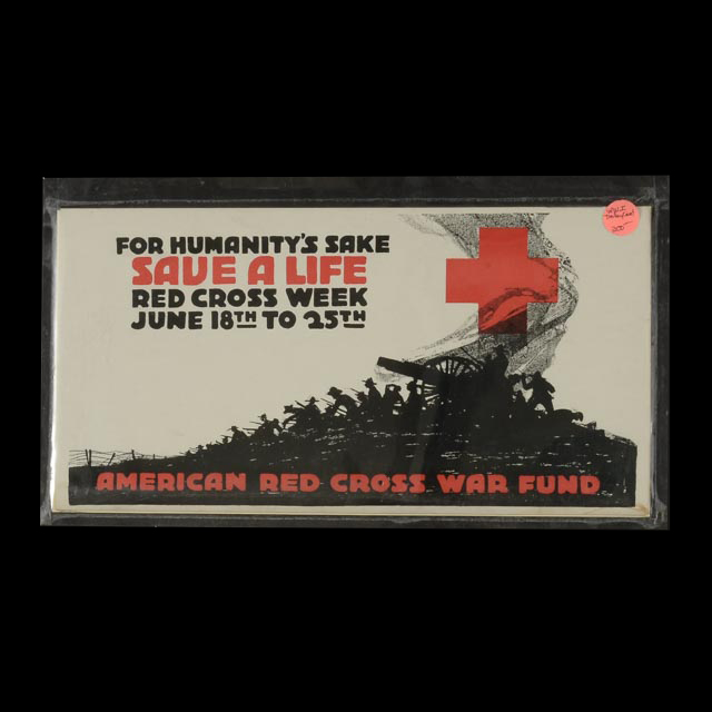 World War I Red Cross Propaganda Trolley Card