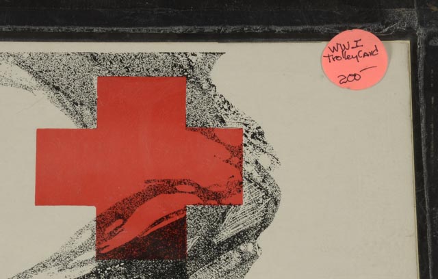 World War I Red Cross Propaganda Trolley Card