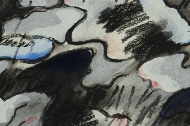 Roger Williams Mixed Media "Silverlining"