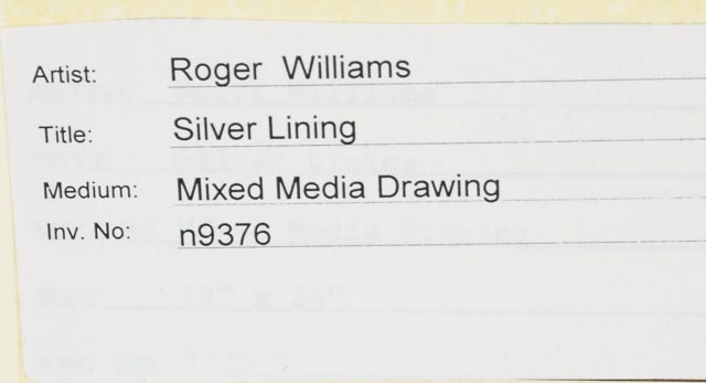 Roger Williams Mixed Media "Silverlining"