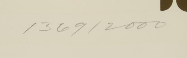 Charley Harper Signed Limited Edition Serigraph "Love from Above"