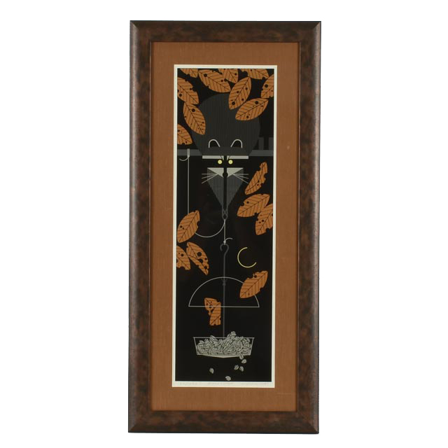 Charley Harper Signed Limited Edition Serigraph "Raccsnack"