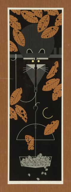 Charley Harper Signed Limited Edition Serigraph "Raccsnack"