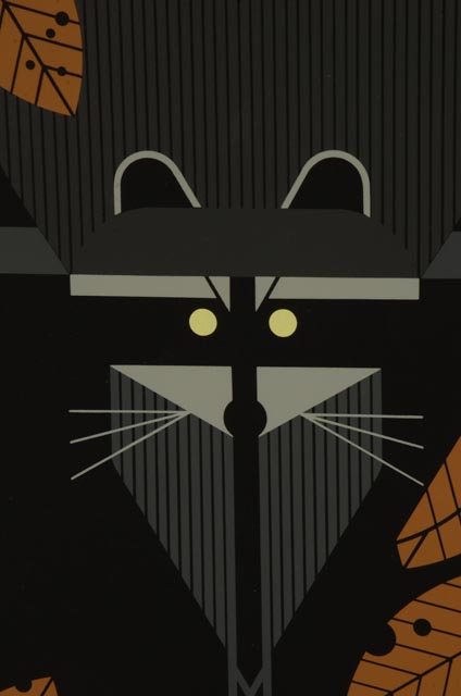 Charley Harper Signed Limited Edition Serigraph "Raccsnack"