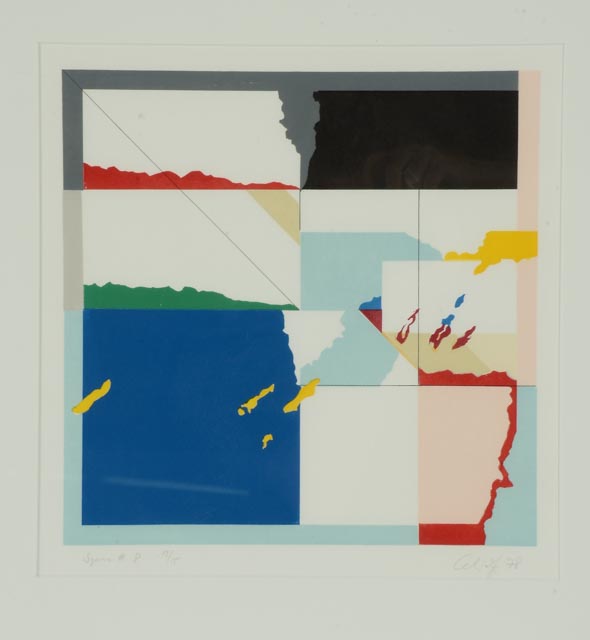 Signed and Numbered Limited Edition Serigraph "Square #8"