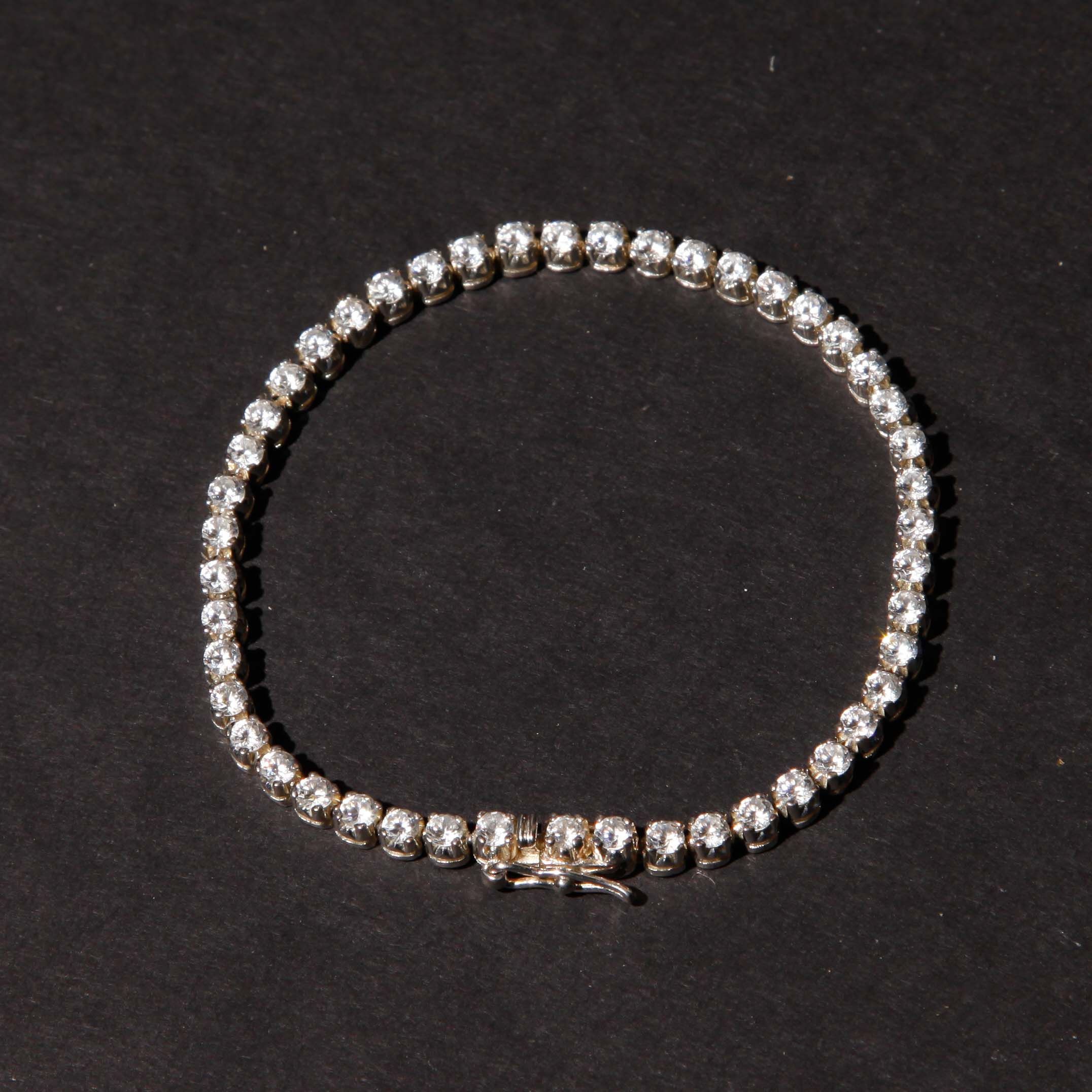 Sterling Tennis Bracelet