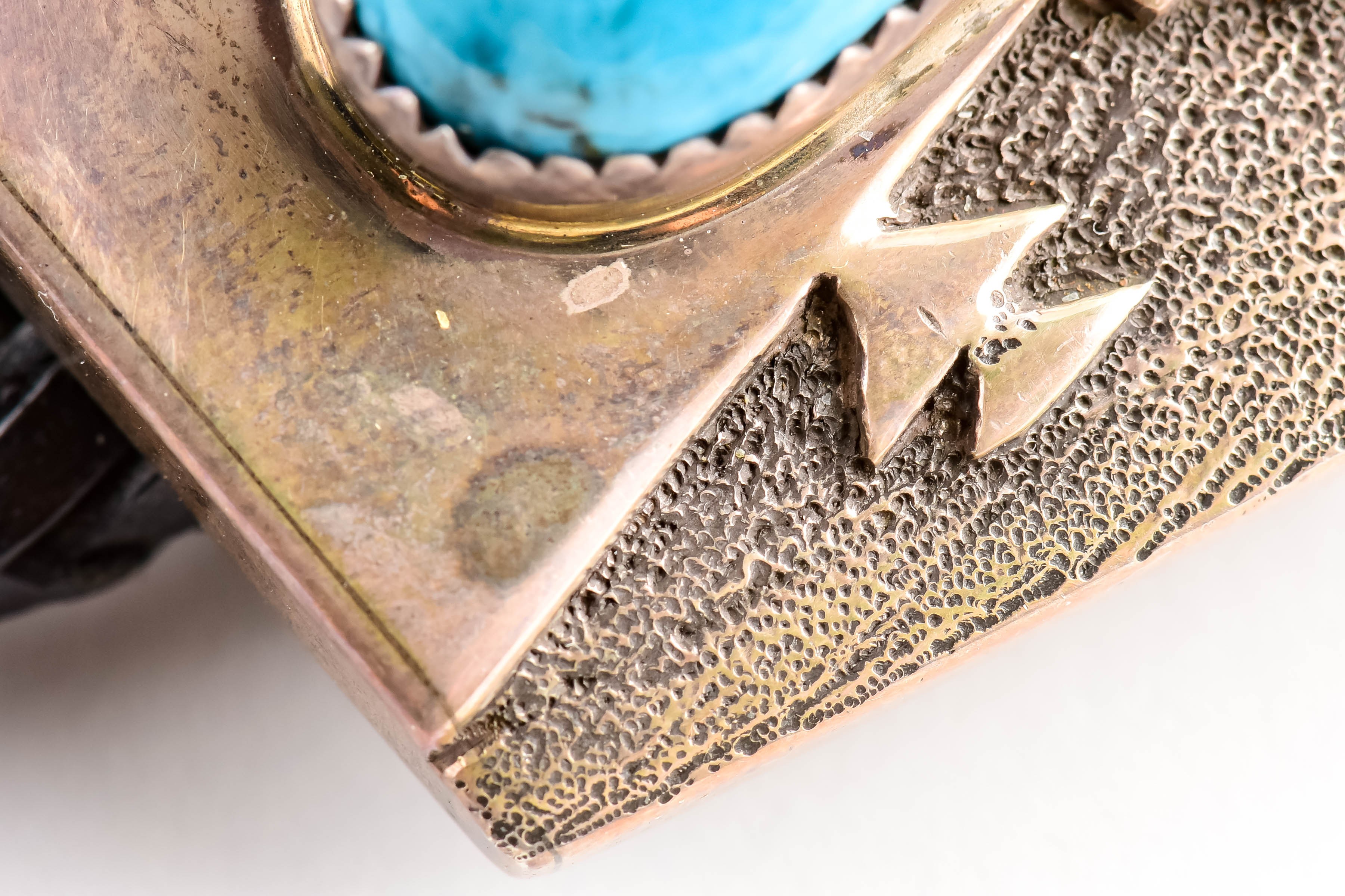 Bolo Tie with Sterling and Turquoise Slide