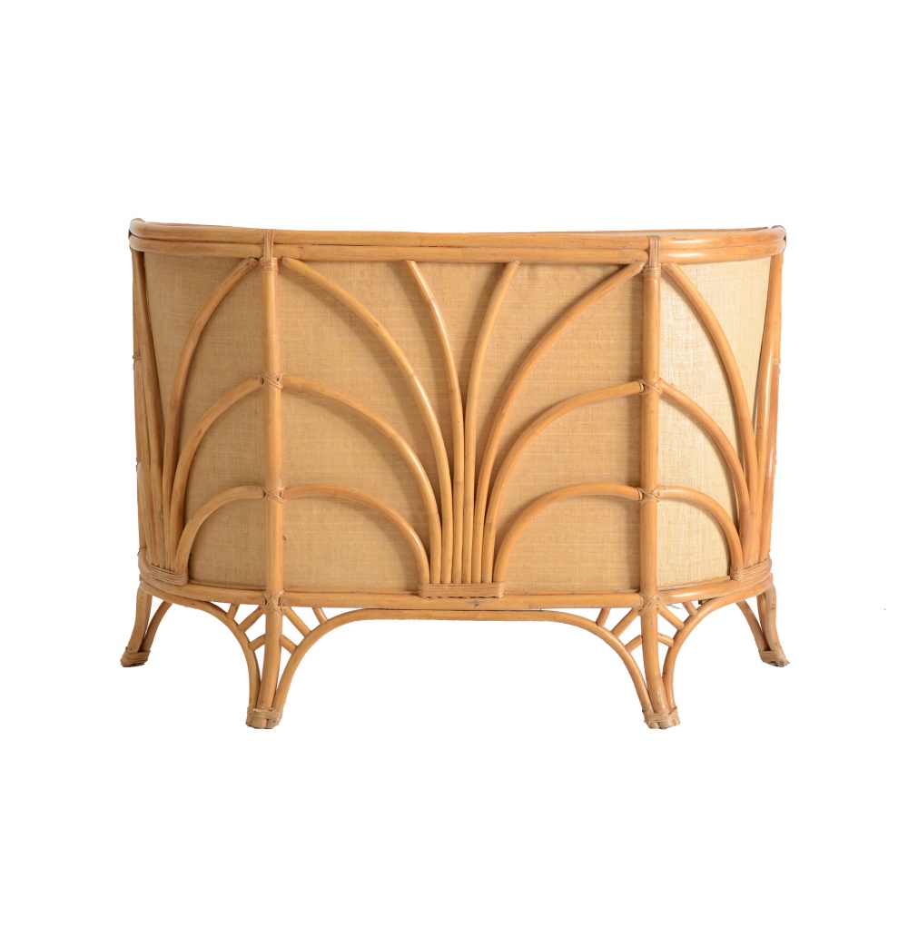 Rattan "Tiki" Counter Bar