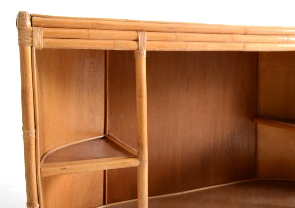 Rattan "Tiki" Counter Bar