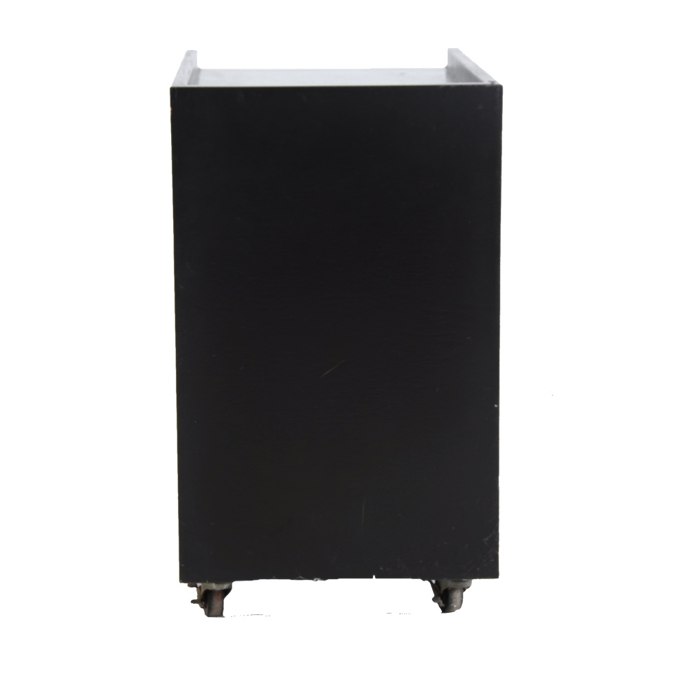 Handcrafted Black Art Cart