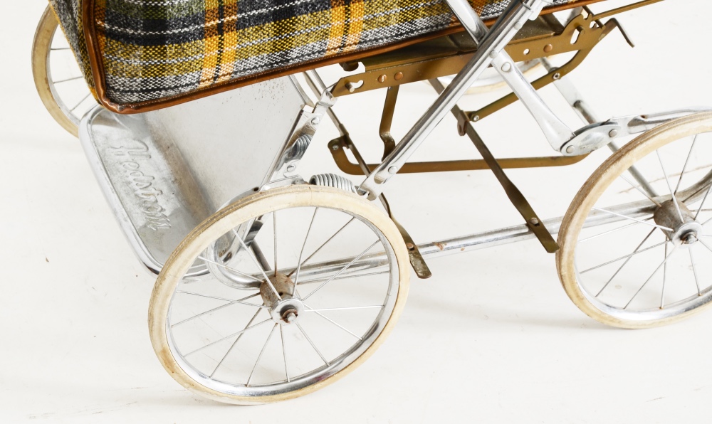 Vintage Hedstrom Tweed Plaid Baby Stroller