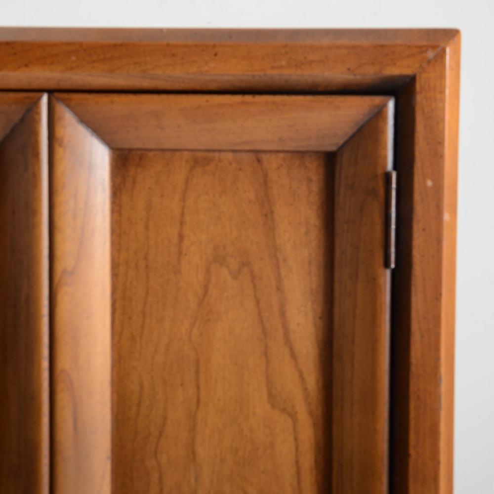 Walnut Laminate Tall Chest