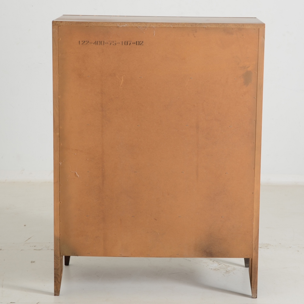 Walnut Laminate Tall Chest