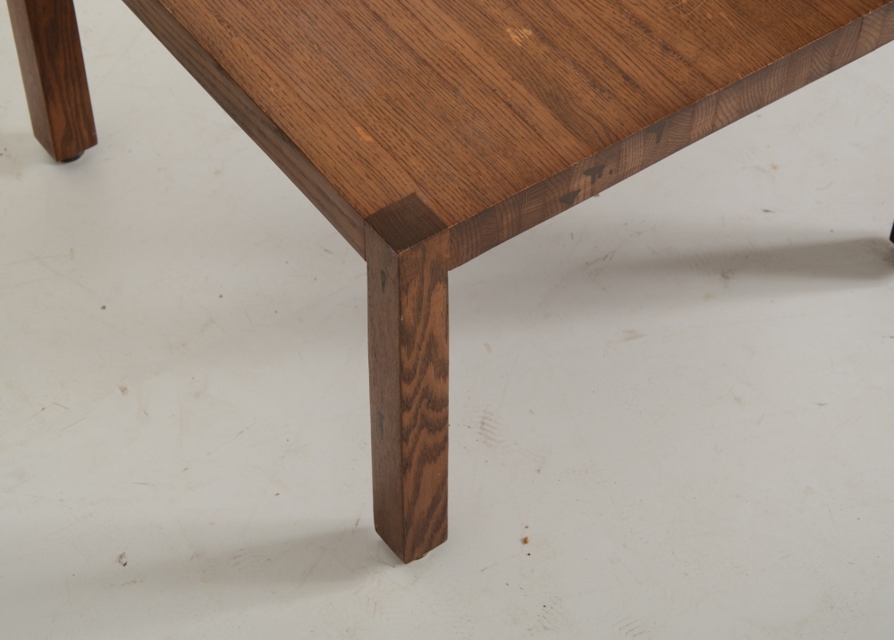 Mid-Century Laminated Oak End Table