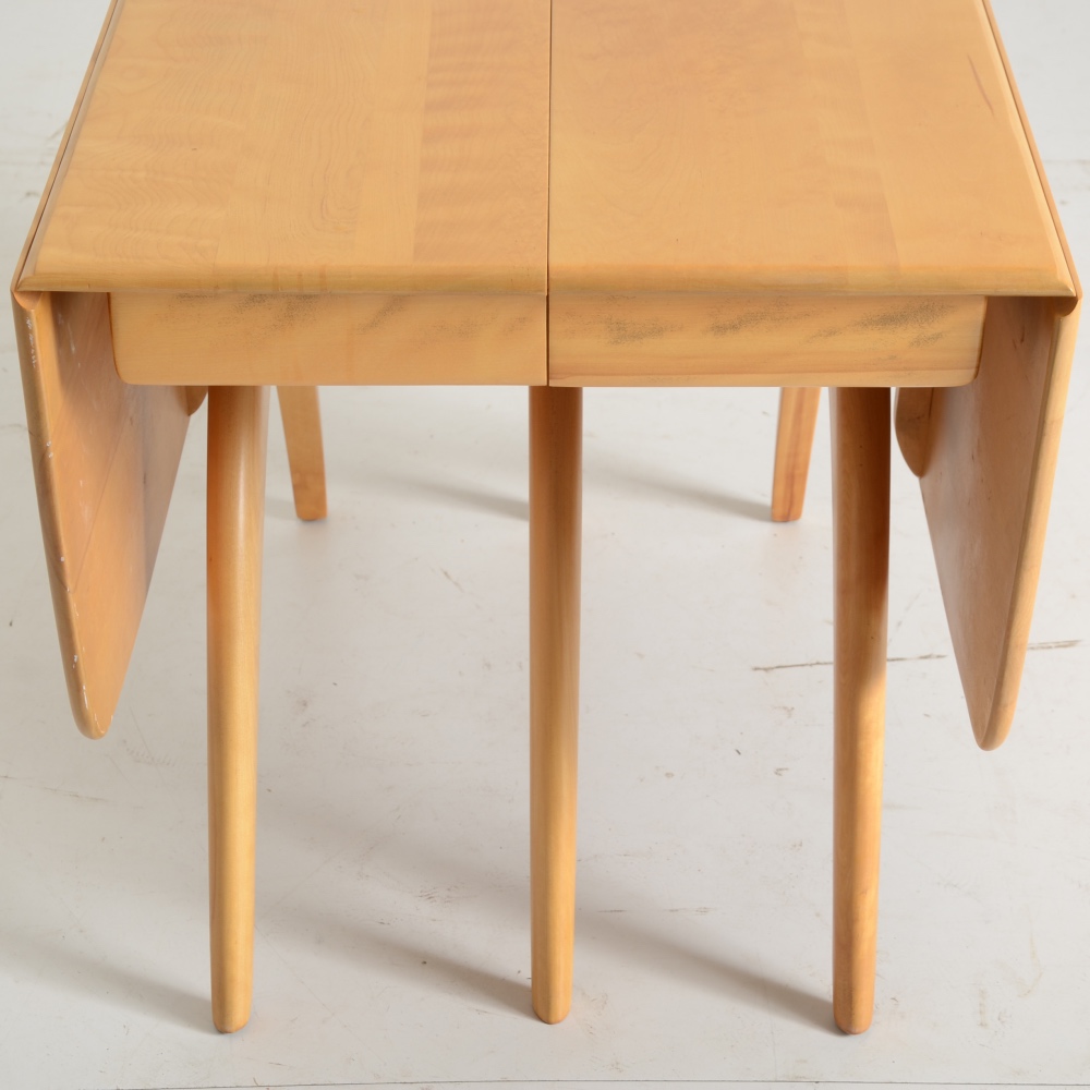 Heywood Wakefield Butterfly Drop-Leaf Dining Table