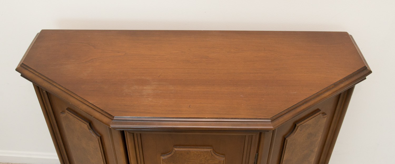 Vintage Console Storage Cabinet