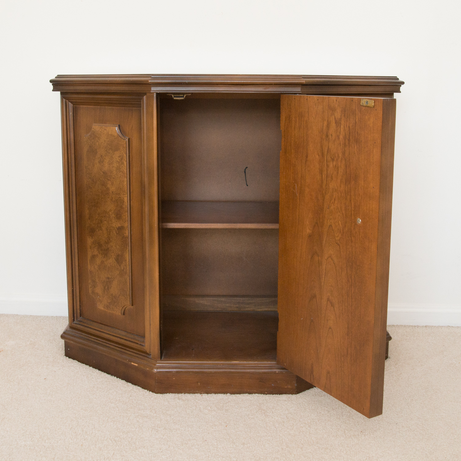 Vintage Console Storage Cabinet