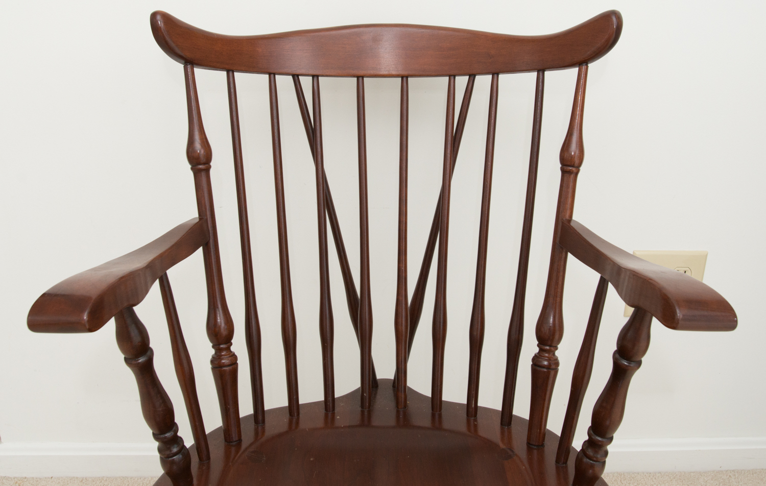 Hale Furniture Company Duxbury Windsor Cherry Rocking Chair