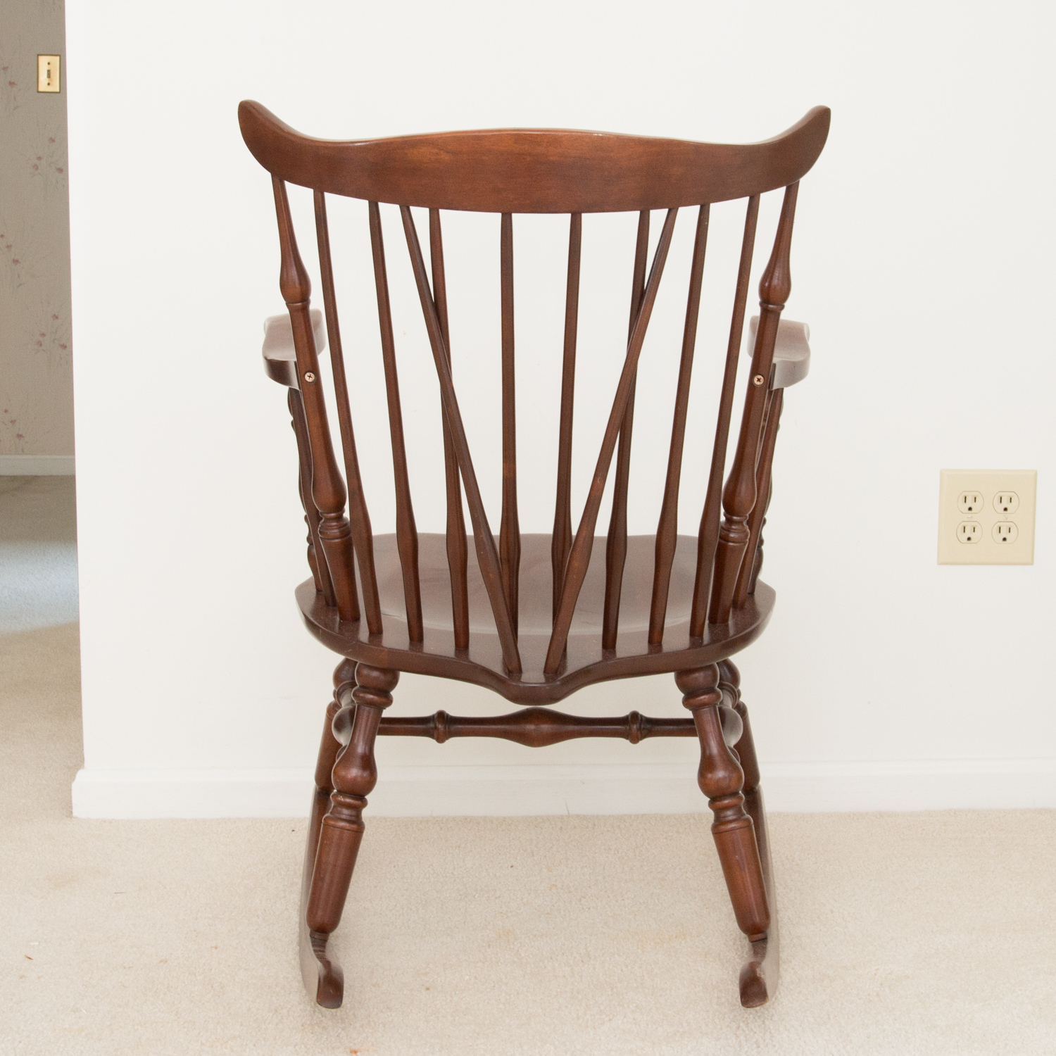 Hale Furniture Company Duxbury Windsor Cherry Rocking Chair