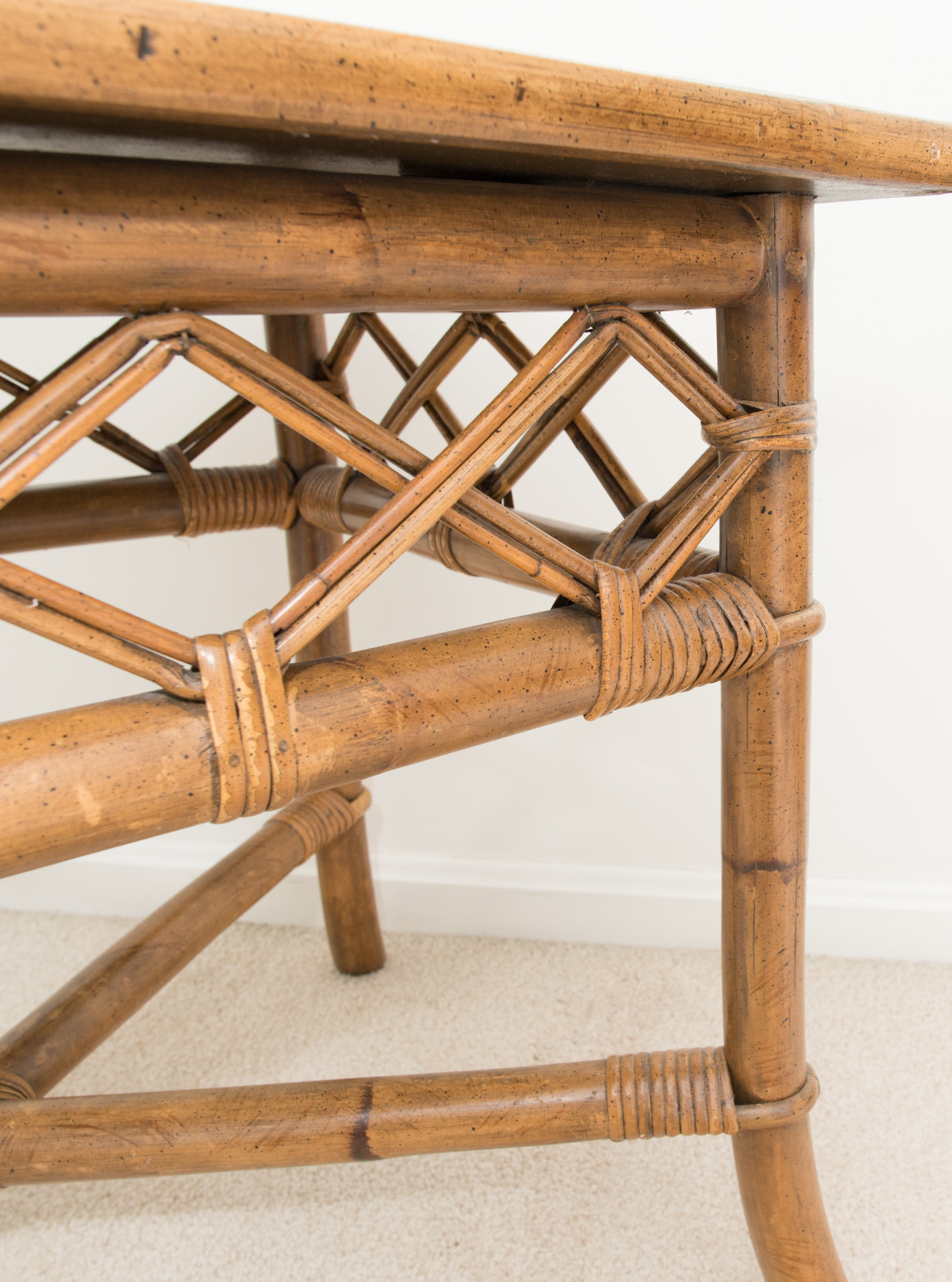 Rattan Accent Table