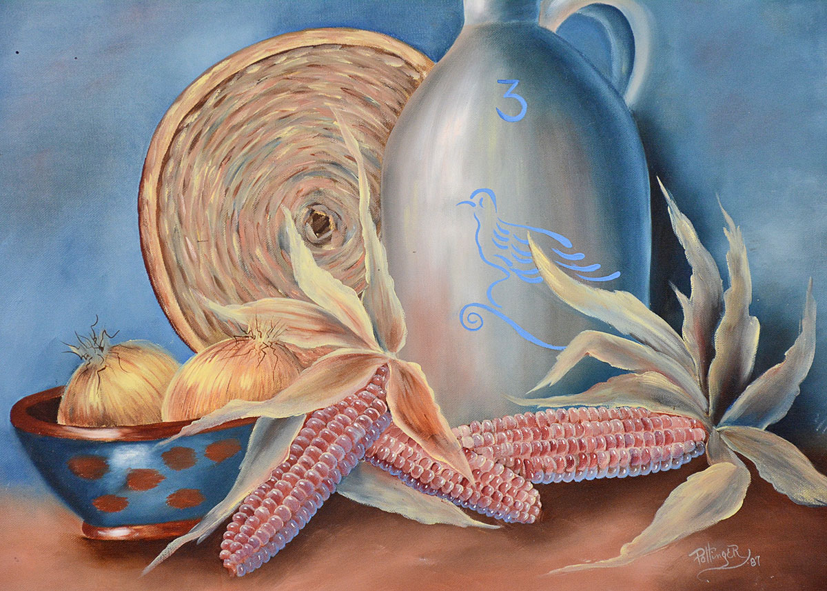 Betty Pottinger Original Oil Painted Still Life