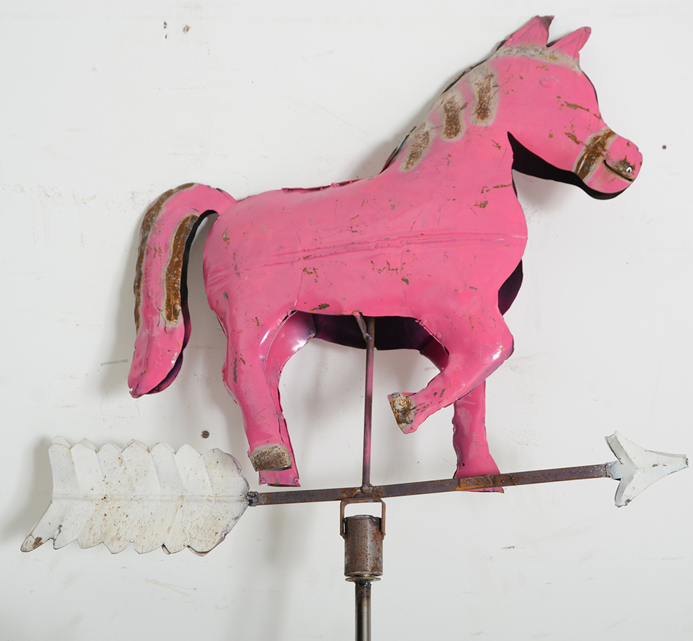 Pink Pony Weathervane