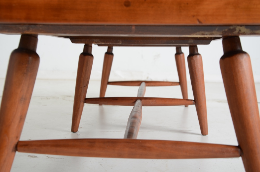 Mid Century Modern Willet Solid Cherry Bench Coffee Table