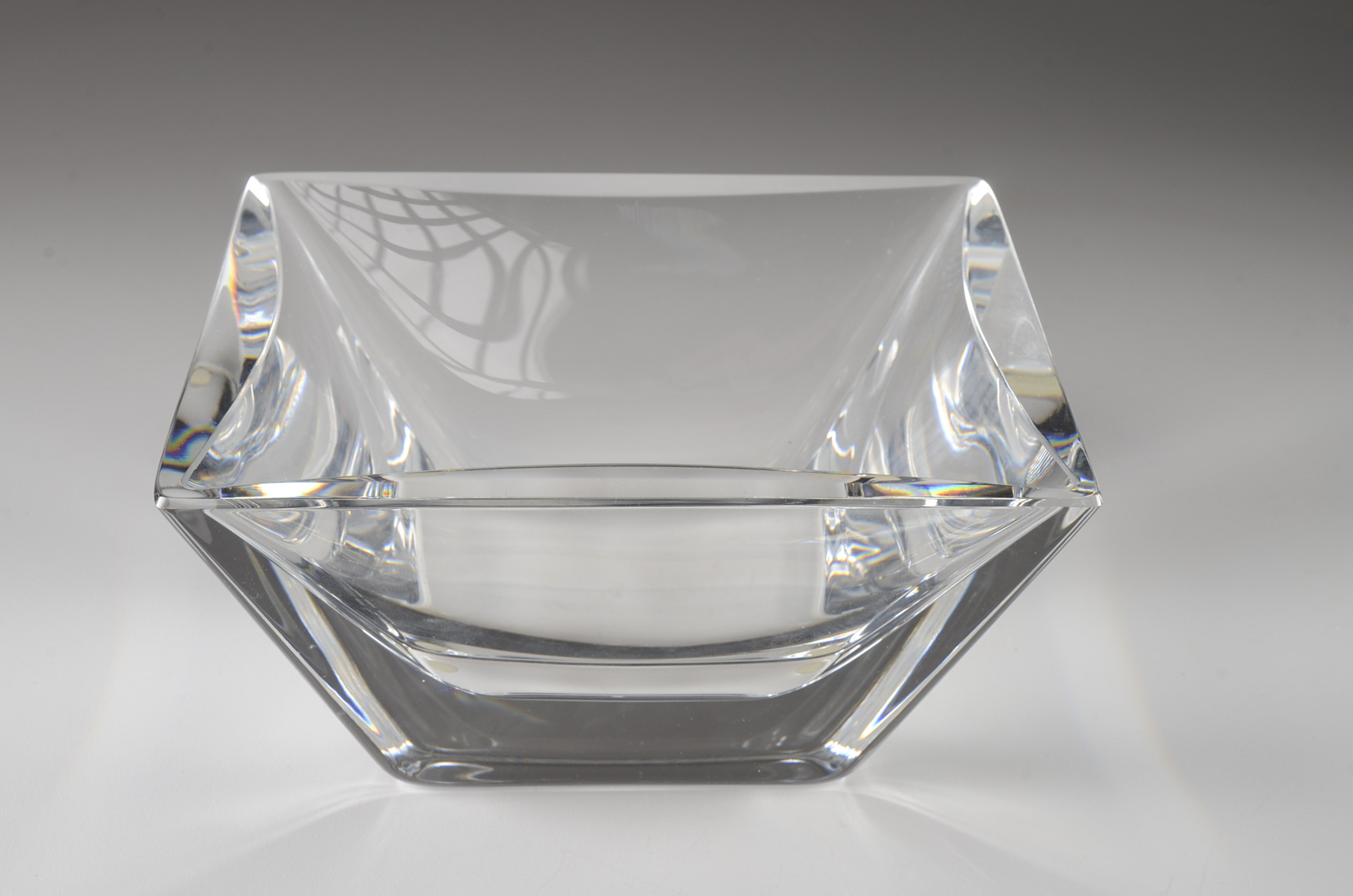 Kosta Boda Square Crystal Bowl
