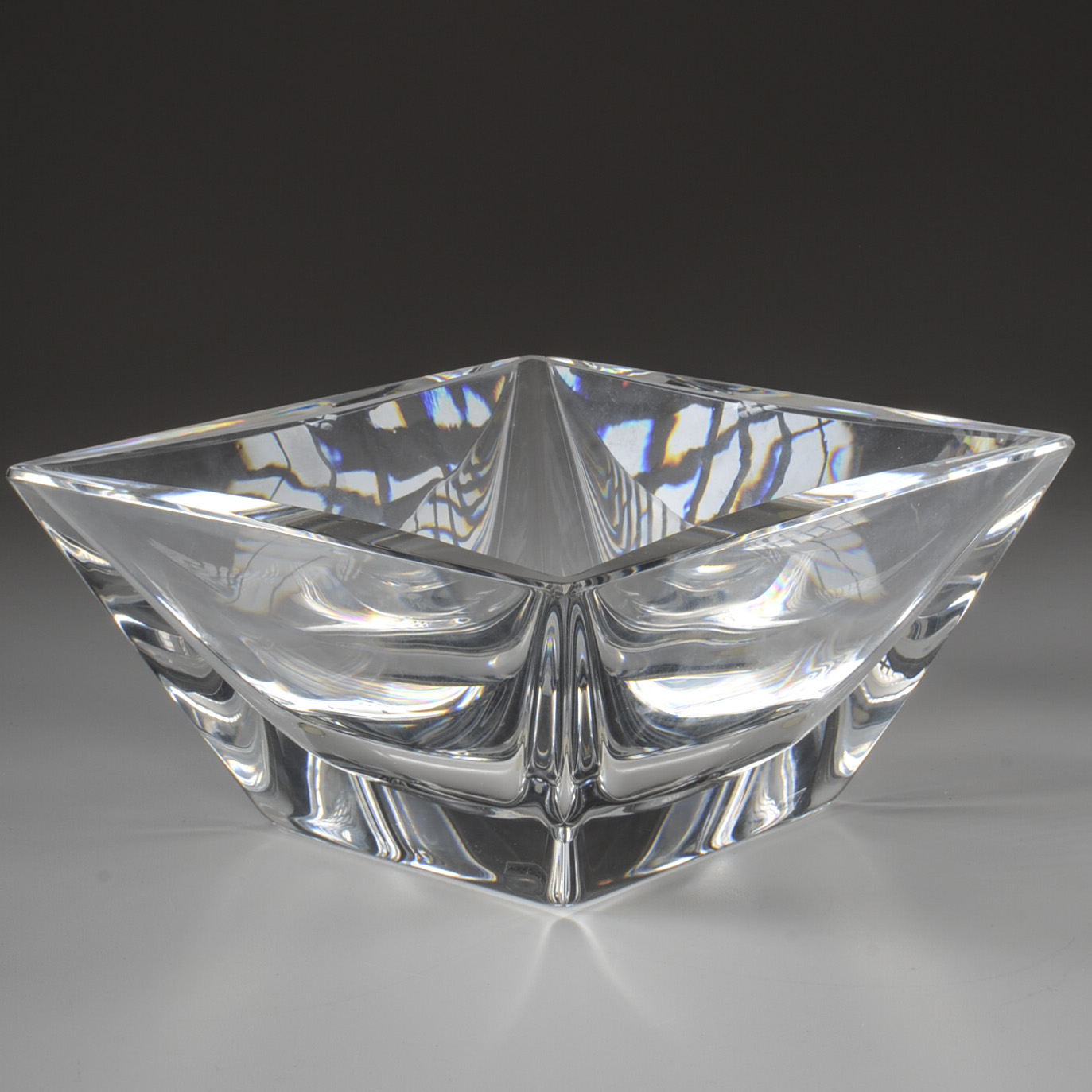 Kosta Boda Square Crystal Bowl
