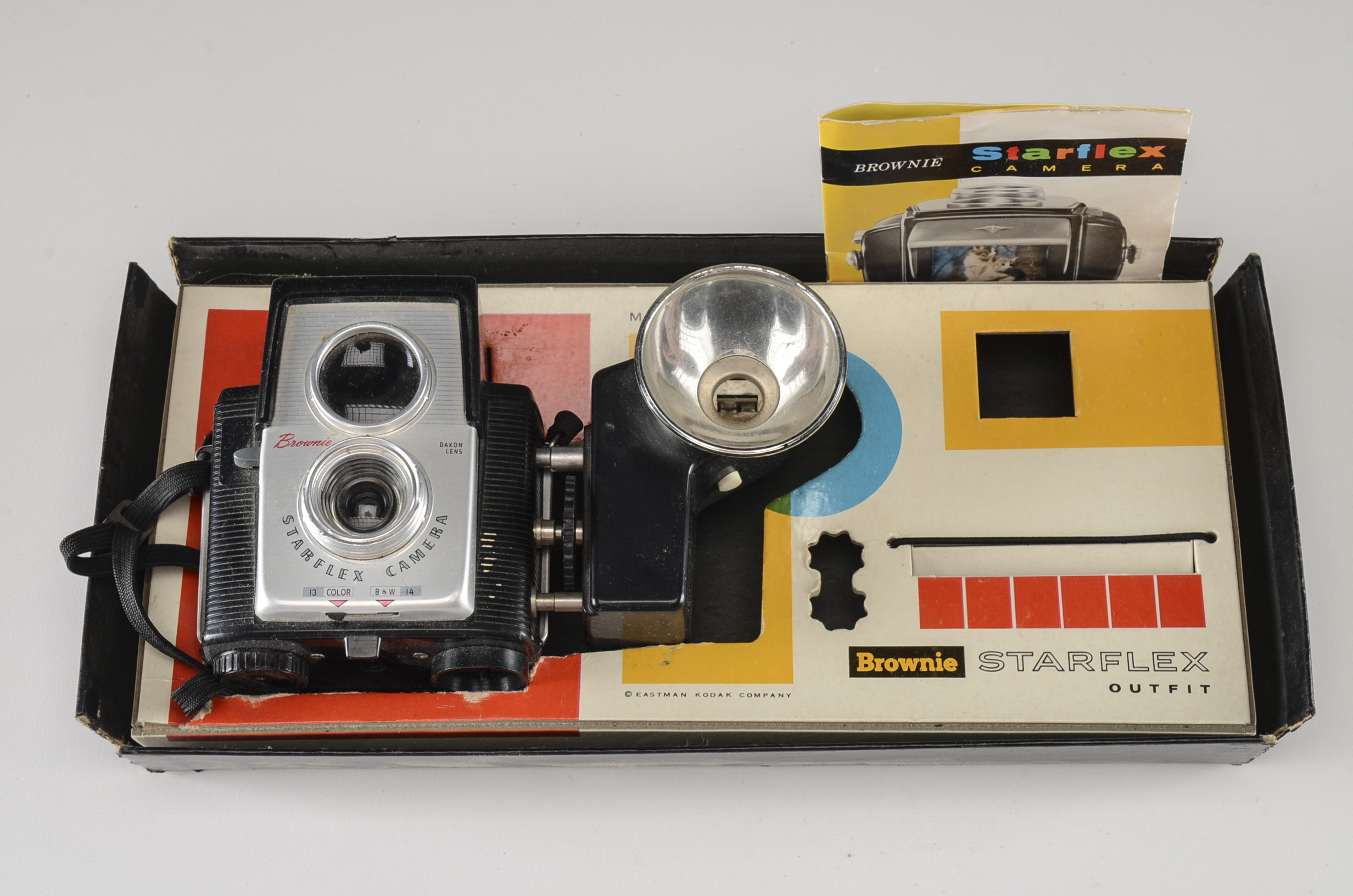 Vintage Kodak Slide Projector, Flasholder and Brownie Starflex Camera