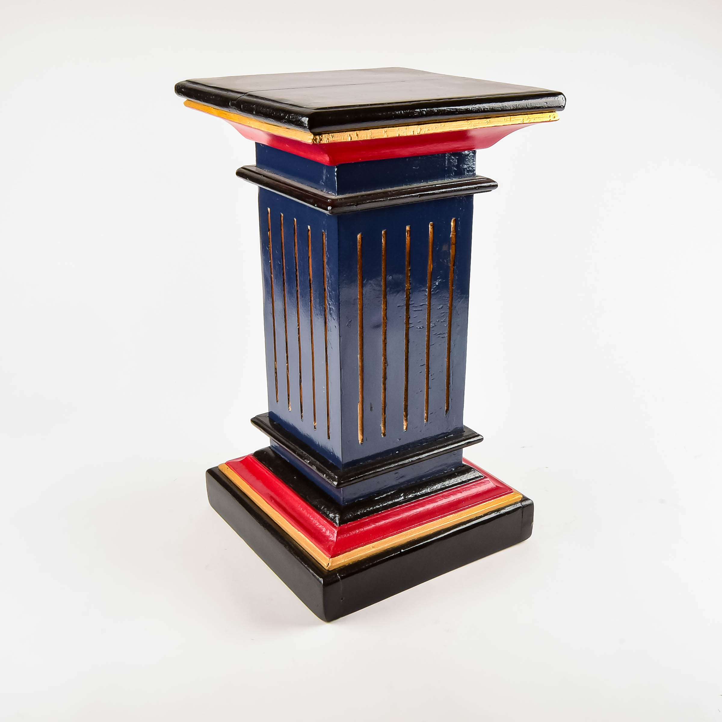 Painted Wood Pedestal