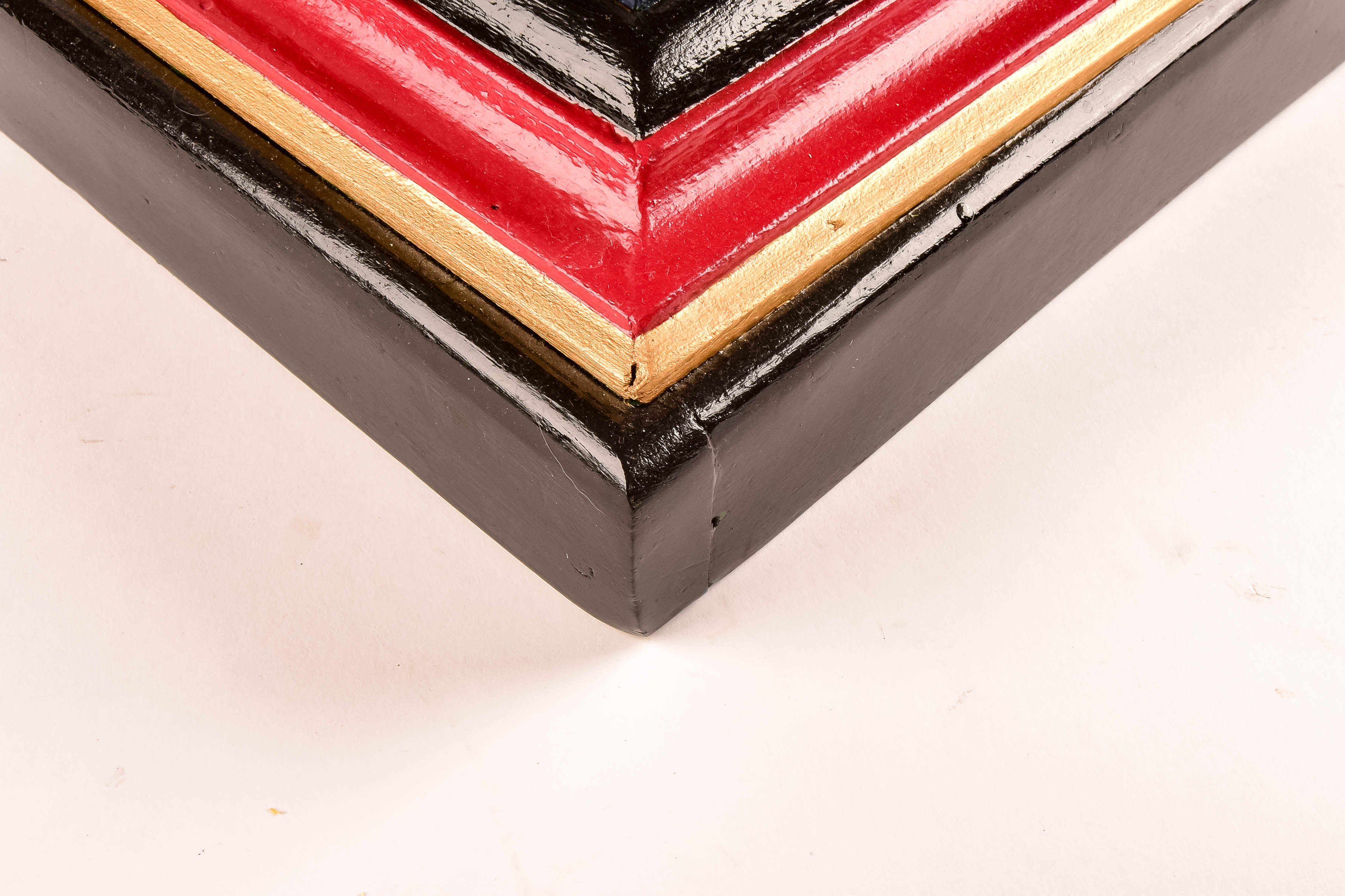 Painted Wood Pedestal