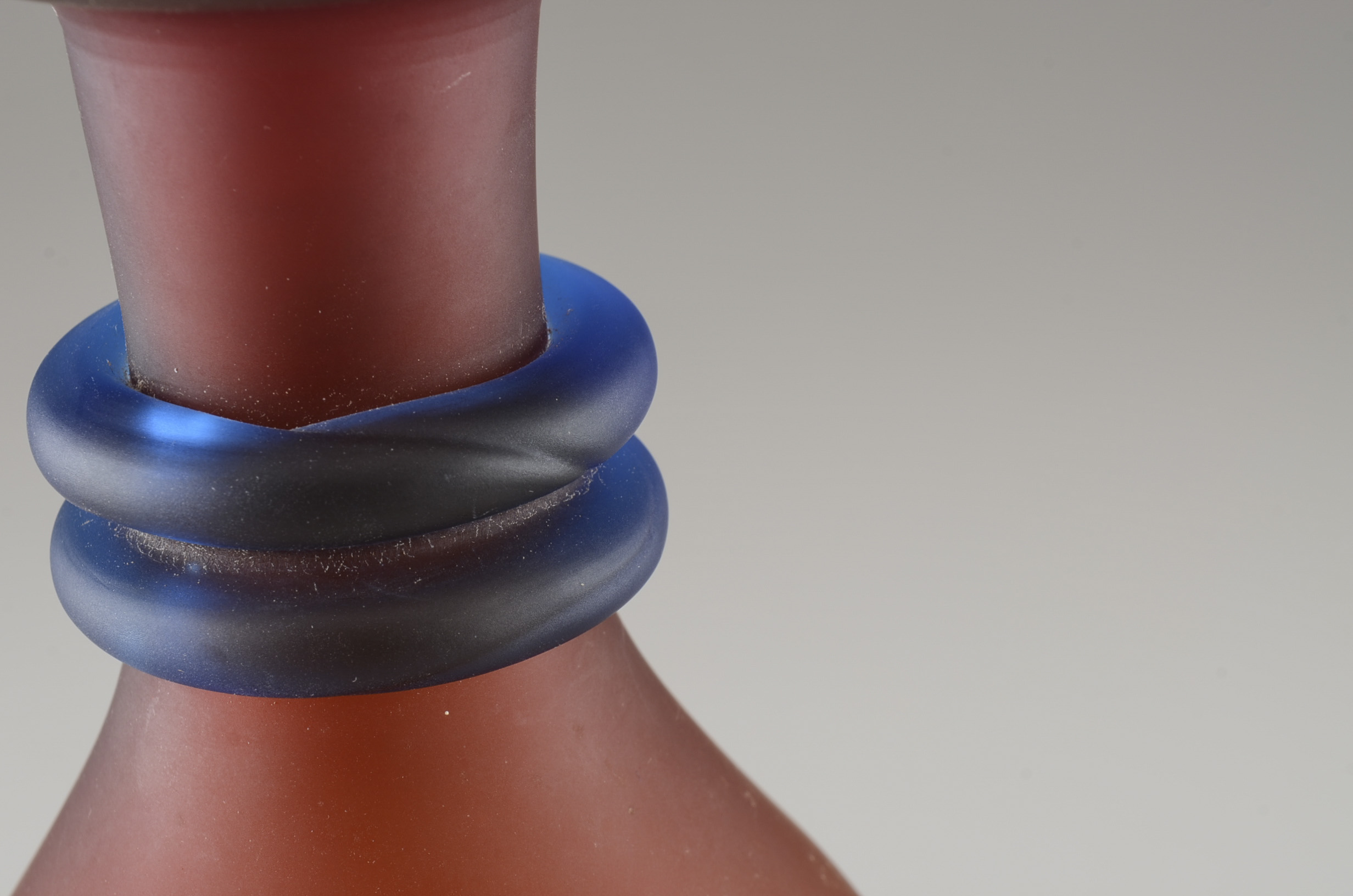 Pilgrim Art Glass Frosted Sunrise Decanter