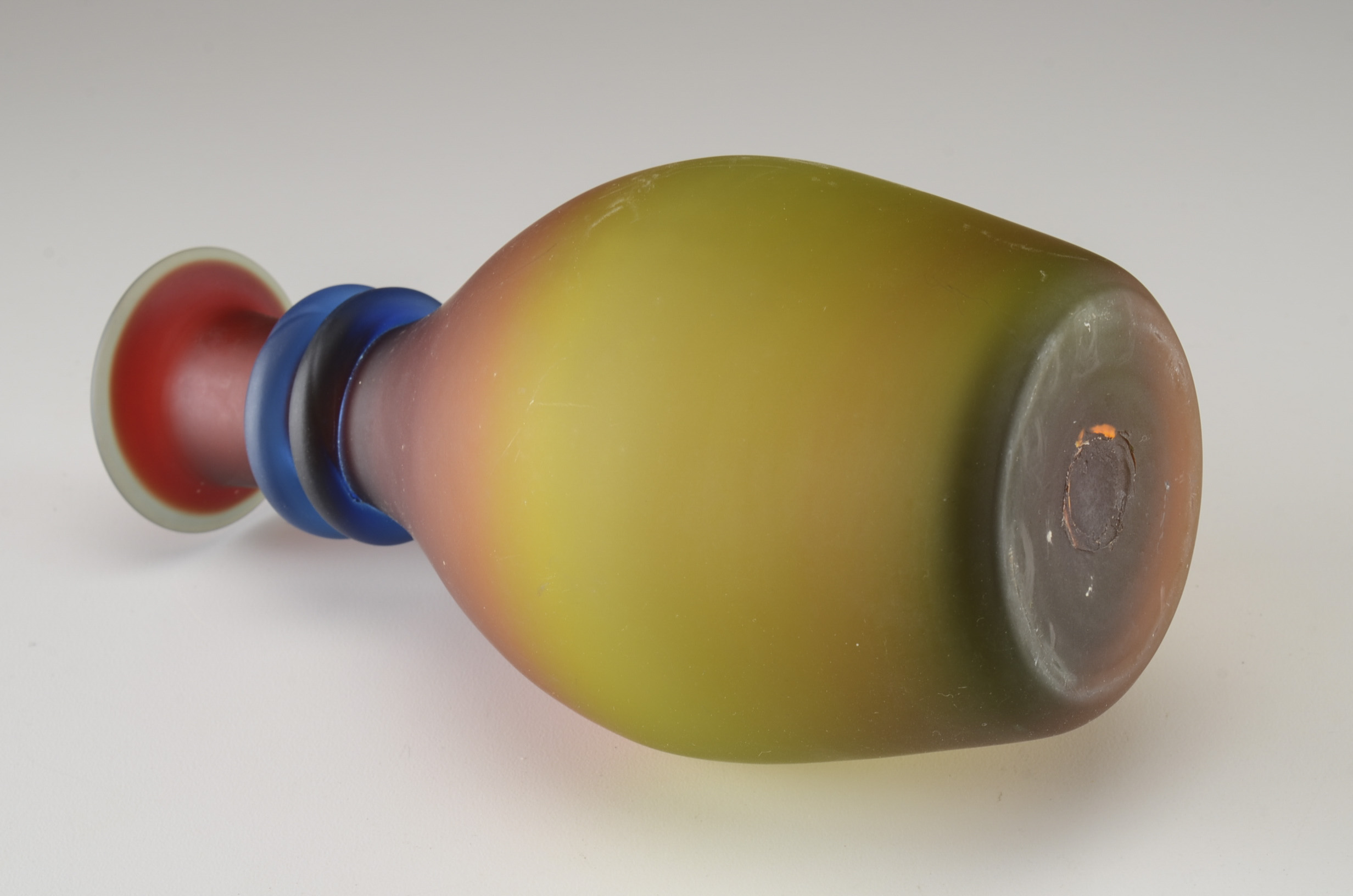 Pilgrim Art Glass Frosted Sunrise Decanter